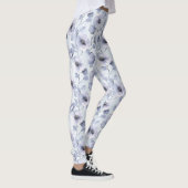 Hübsche Lila Lavendel-Blume Leggings (Rechts)