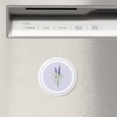 Hübsche Lila Lavendel-Blume Magnet (In Situ (Geschirrspüler))