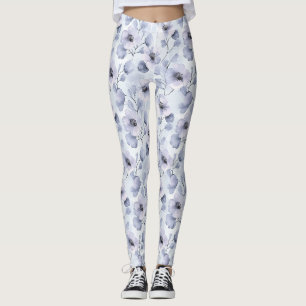 Hübsche lila Lavendelblüten Leggings