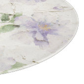 Hübsche lila Lavendelblüten Schneidebrett (Ecke)