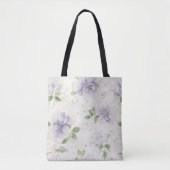 Hübsche lila Lavendelblüten Tasche (Vorderseite)