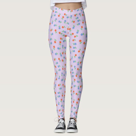 Hübsche Lila Leggings (Vorderseite)