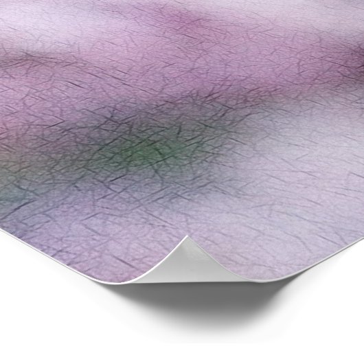 Hübsche Lila Lilacs Poster (Ecke)