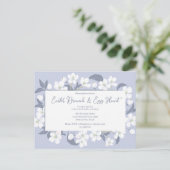 Hübsche Lila Osterfeier Einladung Postkarte (Stehend Vorderseite)