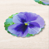 Hübsche Lila Pansy-Blume Untersetzer (angewinkelt)