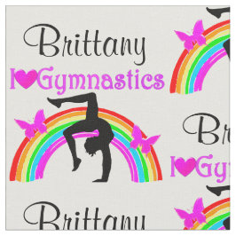 HÜBSCHE LILA RAINBOW GYMNASTIK FABRIK STOFF