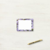 Hübsche Lila Rhododendren Post-it Klebezettel (Auf Schreibtisch)