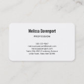 Hübsche Lila Rosa Blume Petals Visitenkarte (Rückseite)