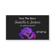 Hübsche Lila Rose Save the Date