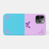 Hübsche Lila Schmetterlingsklammern iPhone 11 Pro Case-Mate iPhone Hülle (Rückseite (Horizontal))