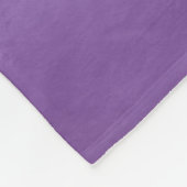 Hübsche Lila Stiefmütterchen Blumengeschenk Schupp Fleecedecke (Ecke)