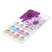 Hübsche Lila Tageszeitungen | Benutzerdefinierter Magnet (Linke Seite)