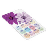 Hübsche Lila Tageszeitungen | Benutzerdefinierter Magnet (Rechte Seite)