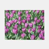 Hübsche Lila Tulissen Fußmatte (Vorderseite)