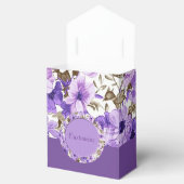 Hübsche Lila und weiße Blütenzelte Box 2 Geschenkschachtel (Geöffnet)