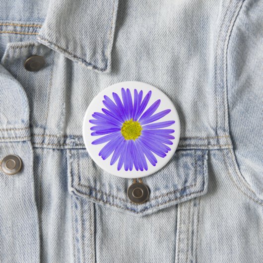 Hübsche lila viele Petaled Wildblume Button (Beispiel)