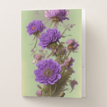 HÜBSCHE LILA WATERCOLOR-BLUME