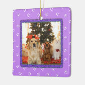 Hübsche Lila Weihnachtsschmuck (Links)