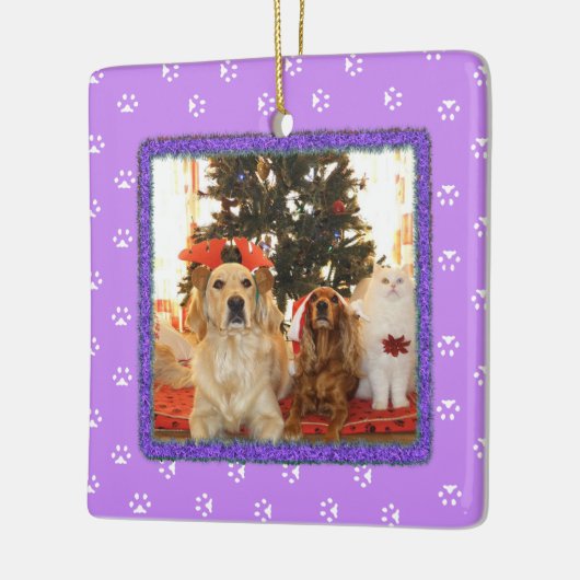 Hübsche Lila Weihnachtsschmuck (Links)