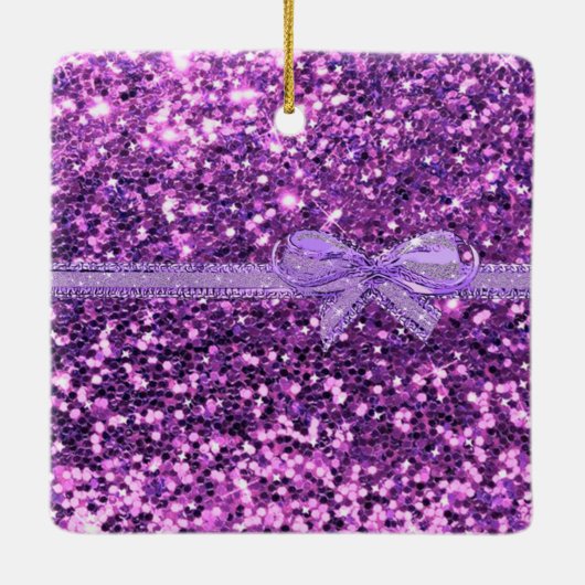 Hübsche Lila Weihnachtsschmuck (Rückseite)