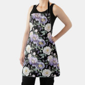 Hübsche lila weiße Blumen Schürze (InSitu)