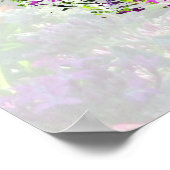 HÜBSCHE LILA WILD BLUME PHILIPPIANS 4:13 VERSE POSTER (Ecke)