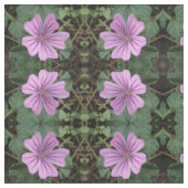Hübsche Lila Wildblume Gemustertes Blumengewebe Stoff (Muster)