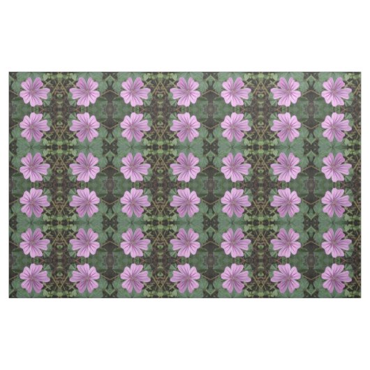Hübsche Lila Wildblume Gemustertes Blumengewebe Stoff (Fat Quarter (45,7 x 55,9 cm))
