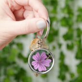 Hübsche Lila Wildblume Schlüsselanhänger (Hand)