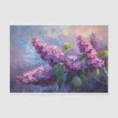 Hübsche Lilac-Blume Ölgemälde Dekoupage Seidenpapier (Vorderseite)