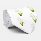 Hübsche Lilie des Tales Krawatte (Gerollt)