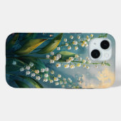Hübsche Lilie des Tals | Blume für Mai Case-Mate iPhone Hülle (Rückseite (Horizontal))