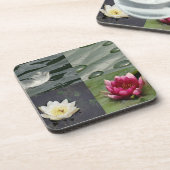 Hübsche Lilien Getränkeuntersetzer (Linke Seite)