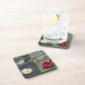 Hübsche Lilien Getränkeuntersetzer (Rechte Seite)