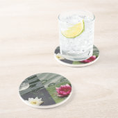 Hübsche Lilien Getränkeuntersetzer (Seite)