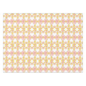 Hübsche Lilienblütenpastel Rosa Gelb Tischdecke (Vorderseite (Horizontal))