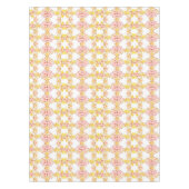 Hübsche Lilienblütenpastel Rosa Gelb Tischdecke (Vorderseite)