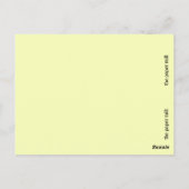 Hübsche Lily of the Valley Lesezeichen Postkarte (Rückseite)