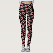 Hübsche LippenLeggings Leggings (Vorderseite)