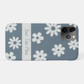 Hübsche Little Daisies auf blauem iPhone Case-Mate iPhone Hülle (Rückseite (Horizontal))
