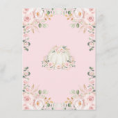 Hübsche Little Pumpkin Rose Gold Books für Baby Begleitkarte (Rückseite)