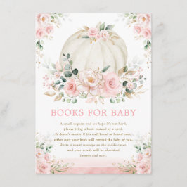 Hübsche Little Pumpkin Rose Gold Books für Baby Begleitkarte