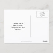 Hübsche Llama-Farmtier-Personalisierung Postkarte (Rückseite)