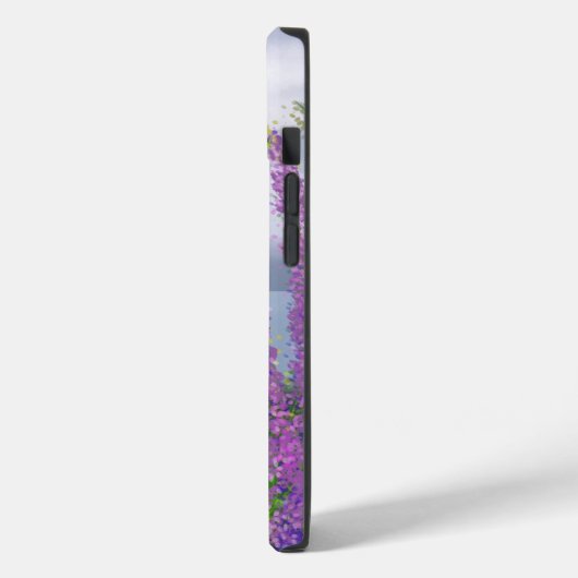 Hübsche Lupine-Blume am See Case-Mate iPhone Hülle (Rückseite / Links)