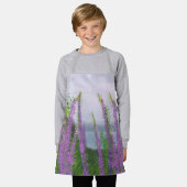 Hübsche Lupine Blume am See Kleine Schürze (Getragen)