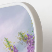 Hübsche Lupine-Blume am See Pickleball Schläger (Linke Seite)