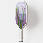 Hübsche Lupine-Blume am See Pickleball Schläger (Links)