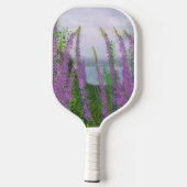 Hübsche Lupine-Blume am See Pickleball Schläger (Rückseite)