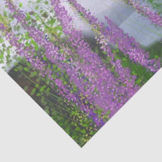 Hübsche Lupine-Blume am See Seidenpapier (Ausschnitt)