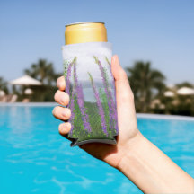 Hübsche Lupine-Blume am See